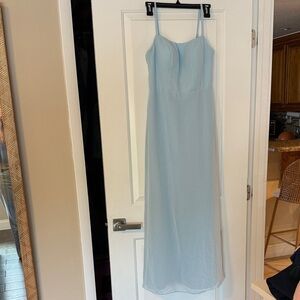 Azazie Tayla dress sky blue